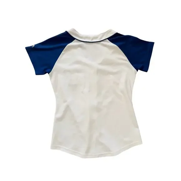 Texas Rangers 3 Women's Shirt Lot Baseball Jersey Style Majestic S M Red Blue - Picture 3 of 9